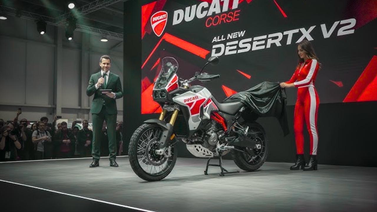 Next-Gen Ducati DesertX V2 Packs V2 Power — Spy Shots Confirm!